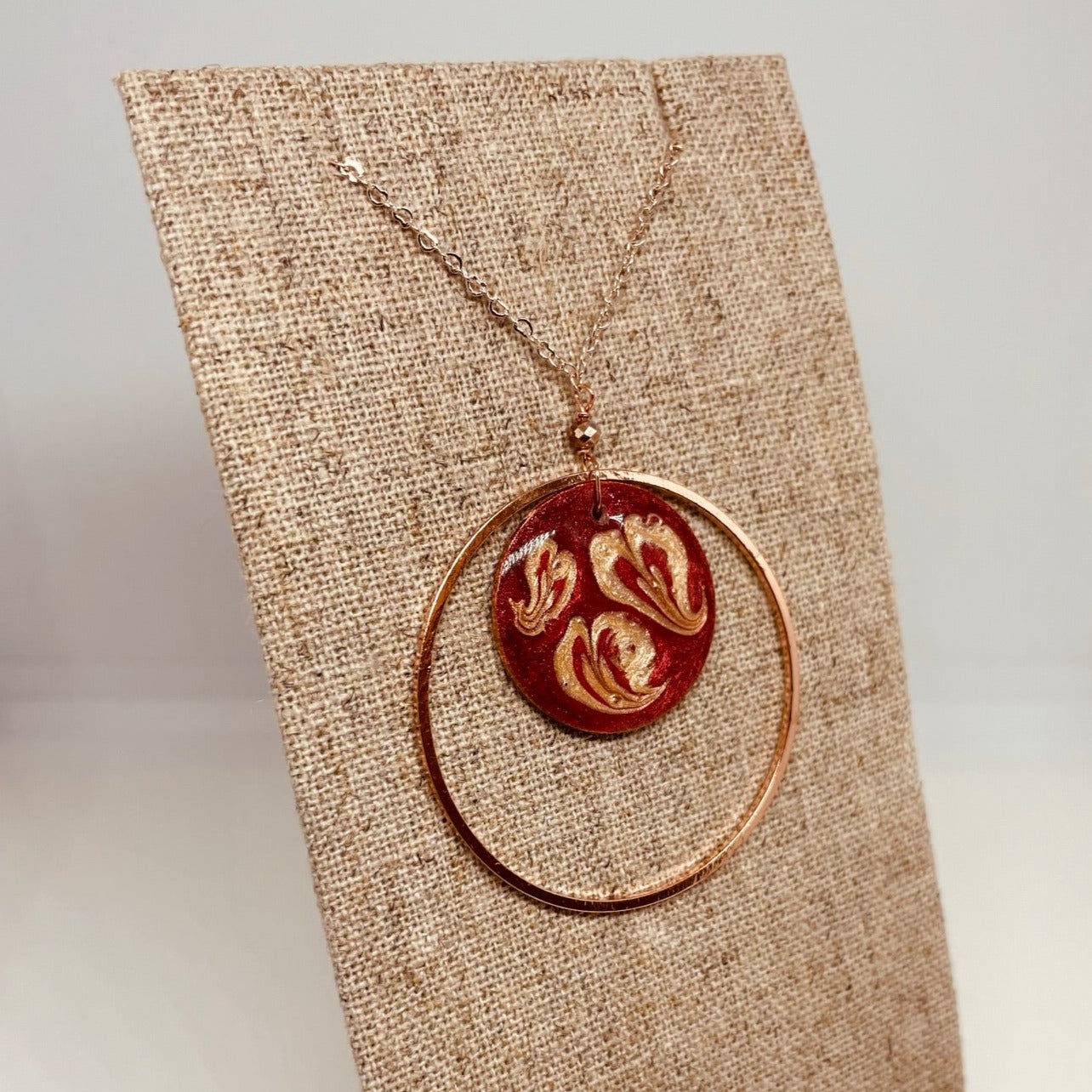 Collana 'Cerchio' Ag. 925 e rame