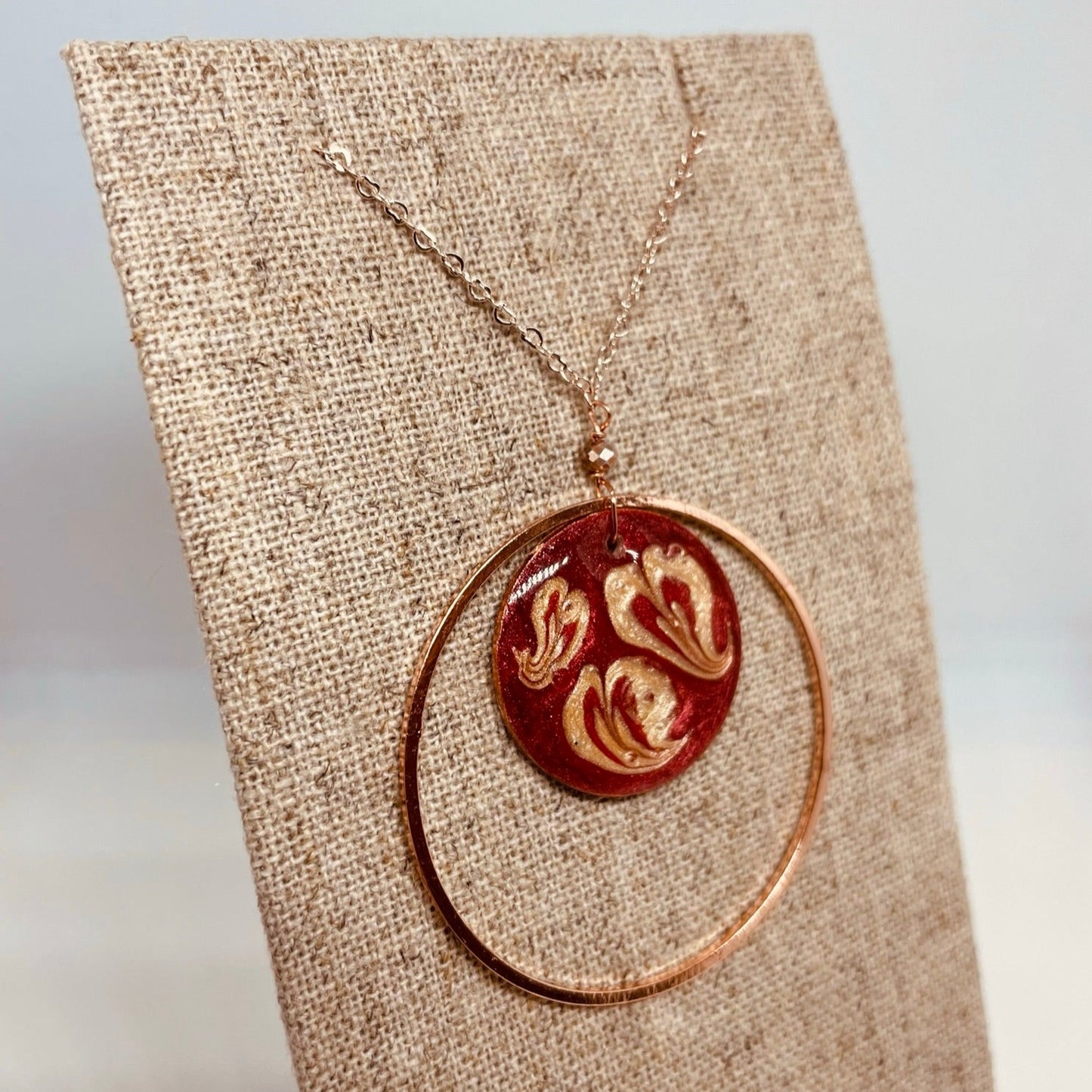 Collana 'Cerchio' Ag. 925 e rame