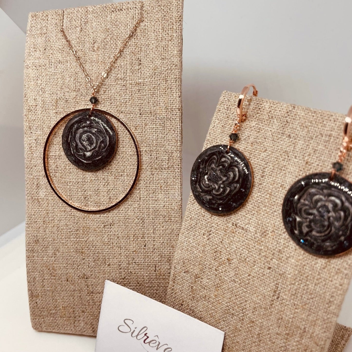 Collana 'Cerchio' Ag. 925 e rame