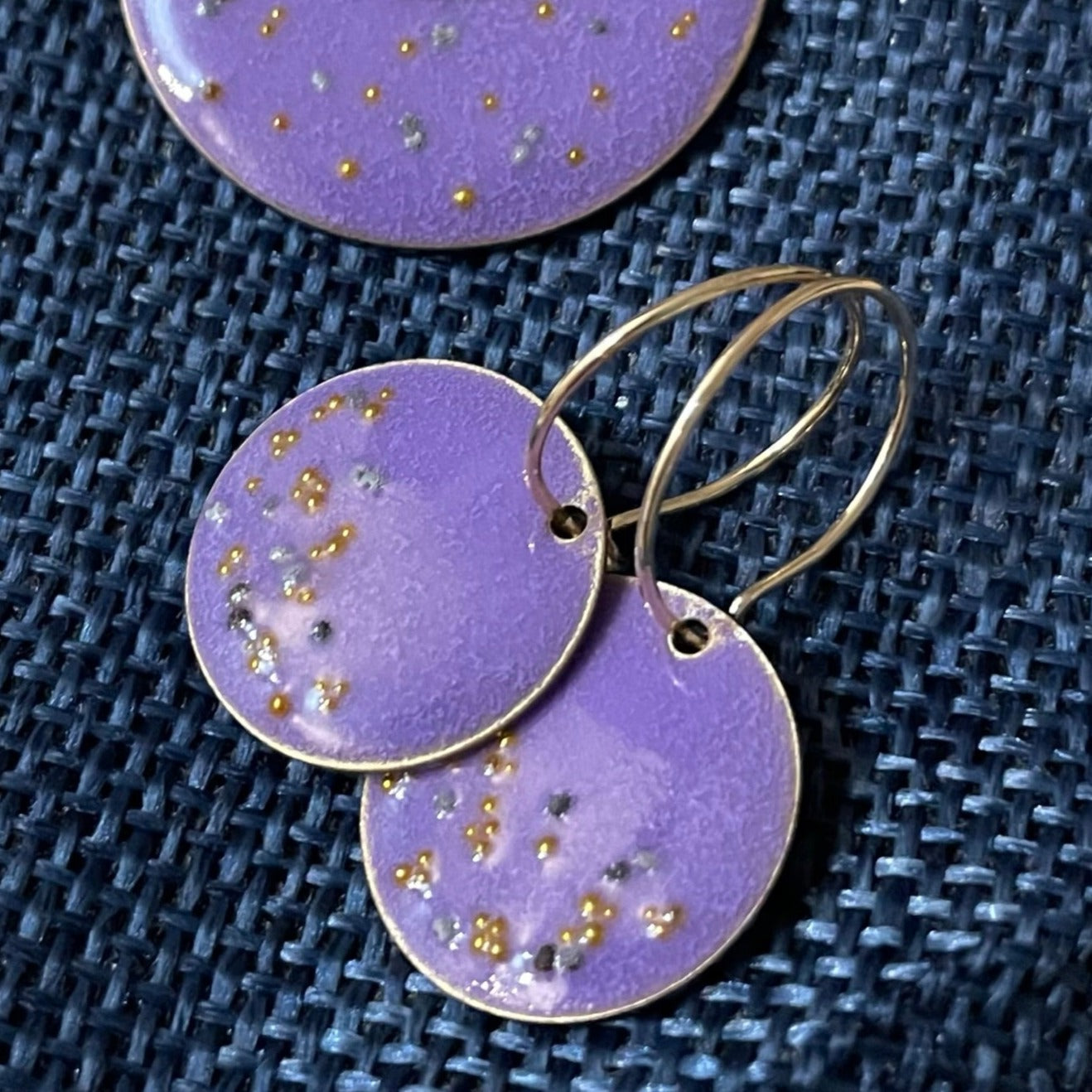 Collana e/o orecchini in ottone con ciondolo semi di papavero