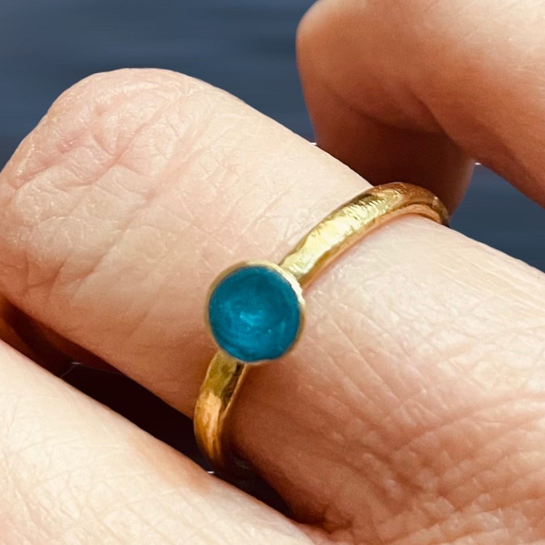 'Luce' Anello in ottone, su misura, realizzato interamente a mano