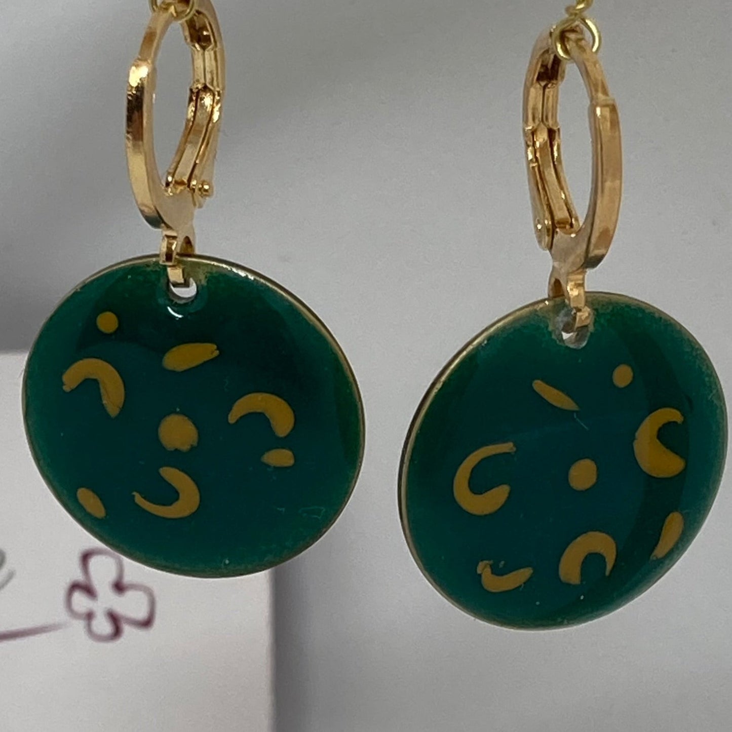 Orecchini pendenti in ottone 'Fantasia'