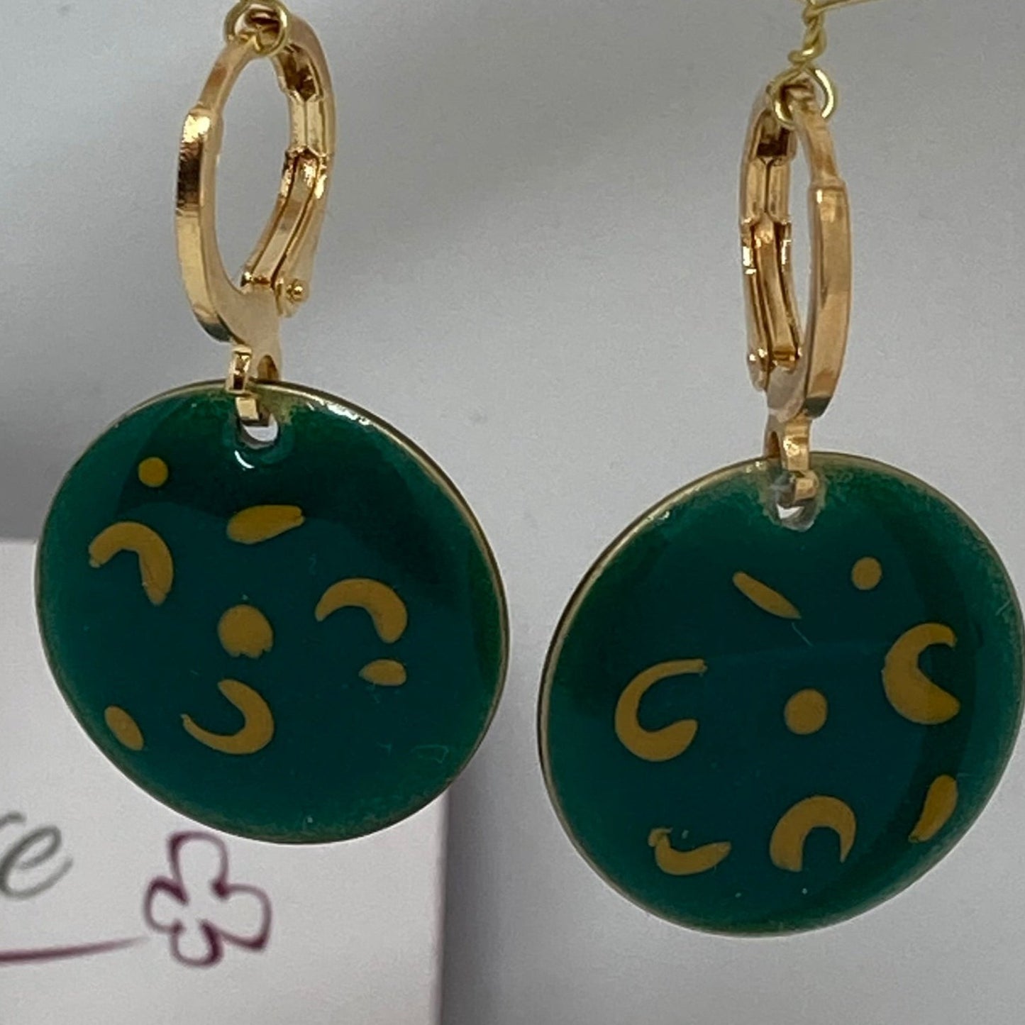 Orecchini pendenti in ottone 'Fantasia'