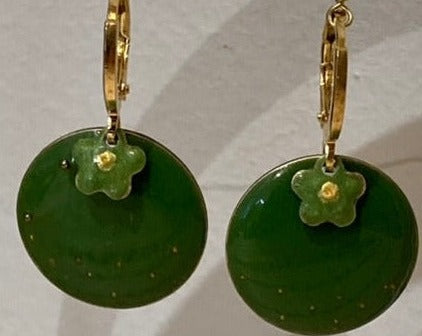 Orecchini pendenti in ottone 'Fantasia'