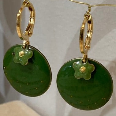 Orecchini pendenti in ottone 'Fantasia'
