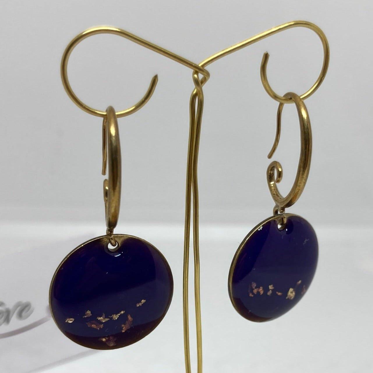 Orecchini pendenti in ottone 'Fantasia'