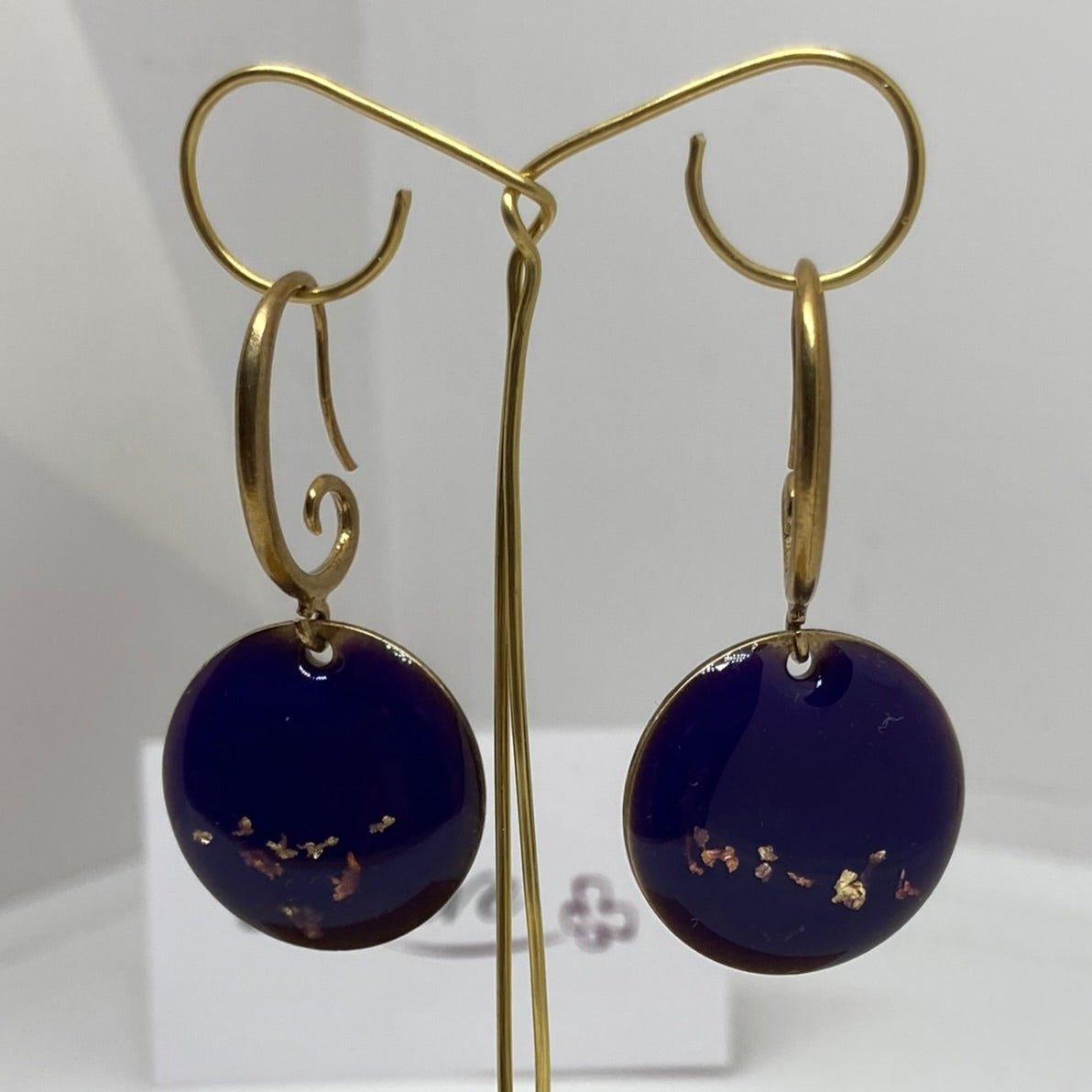 Orecchini pendenti in ottone 'Fantasia'