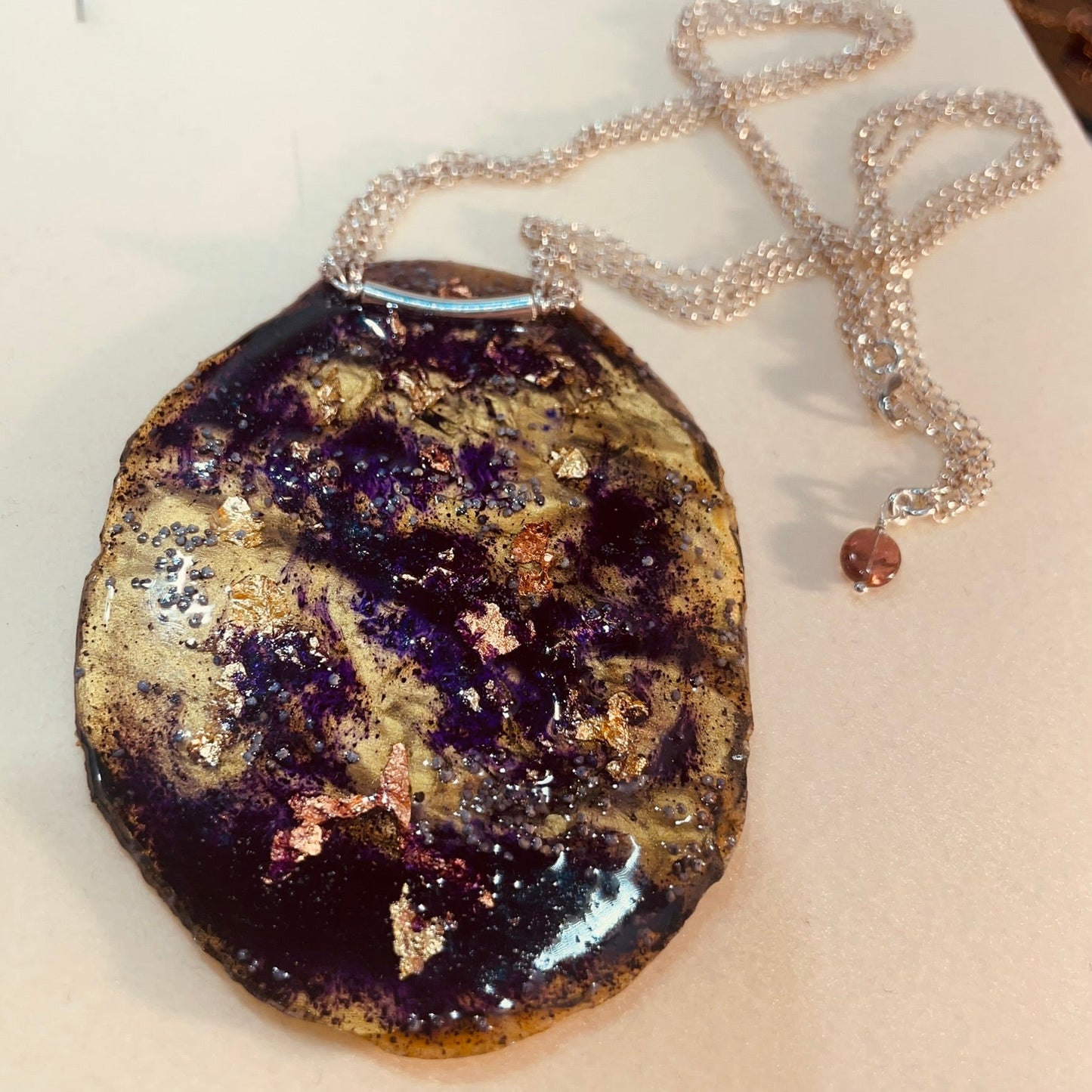 Inclusioni 'Sottobosco', con  finiture in Argento 925