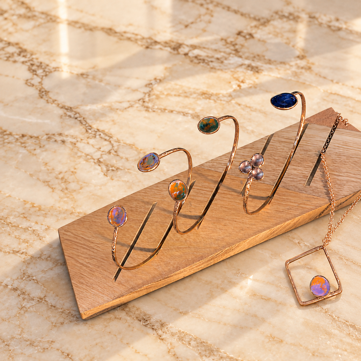Twogether bracciale, uno accanto all'altro