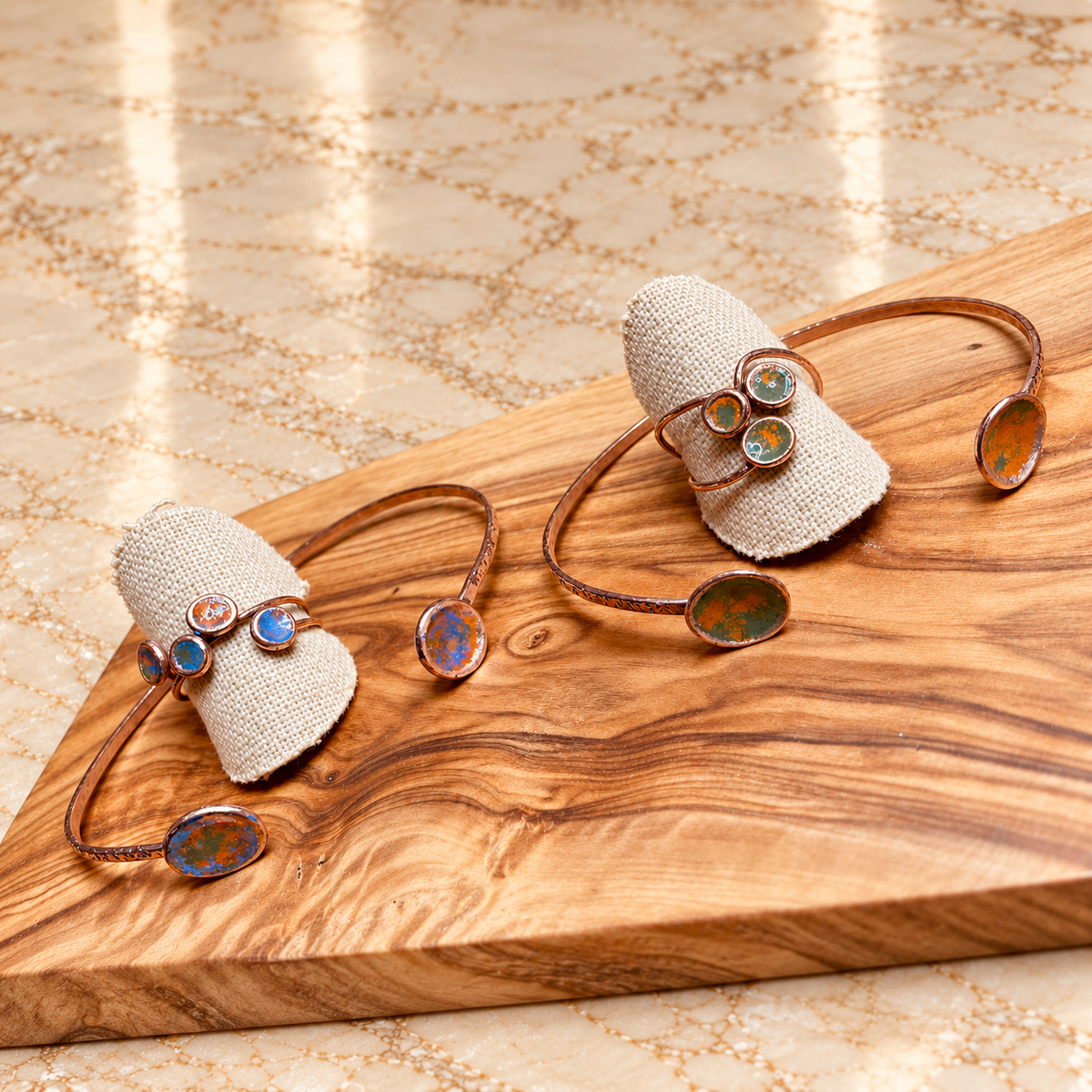 Twogether bracciale, uno accanto all'altro